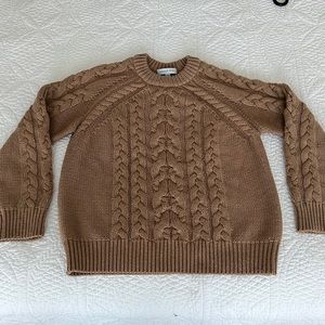Amour Vert Kendra Cable Knit Sweater